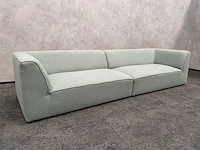 2-delige sofa mintgroen gestoffeerd - afbeelding 12 van  14