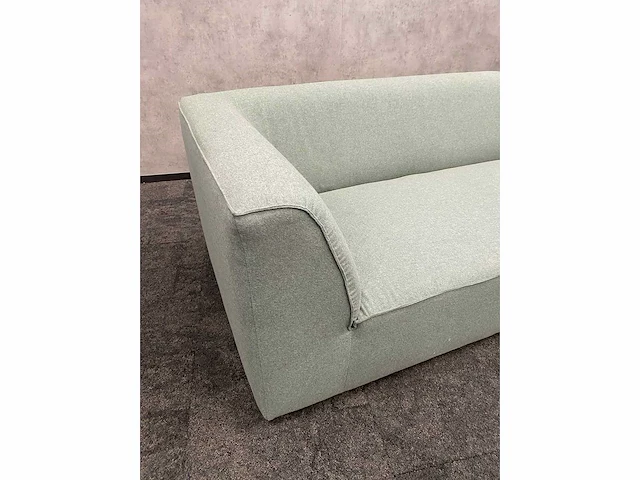 2-delige sofa mintgroen gestoffeerd - afbeelding 13 van  14
