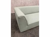 2-delige sofa mintgroen gestoffeerd - afbeelding 13 van  14