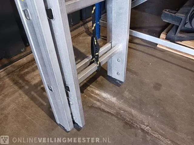 2-delige trekladder, 2x18 - afbeelding 2 van  5