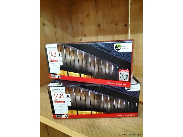 2 dozen met ijspegel verlichting - afbeelding 1 van  1