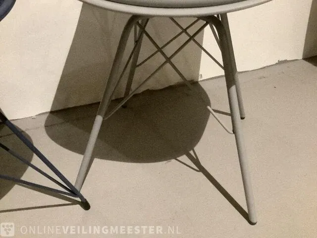 2 eetkamerstoelen bjorn, blaauw/grijs - afbeelding 4 van  5