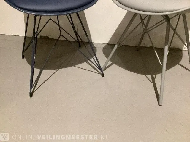 2 eetkamerstoelen bjorn, blaauw/grijs - afbeelding 5 van  5