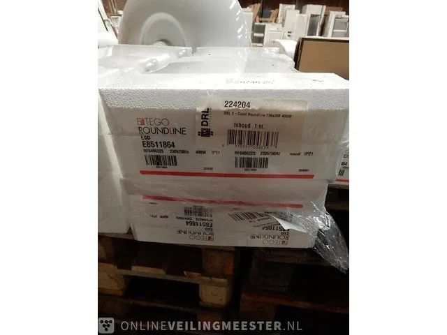 2 elektrische kachel drl, tego roundline, wit - afbeelding 2 van  2