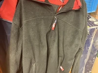 2 fleecevesten blauw mt xs en zwart mt s, retour uit verkoop - afbeelding 3 van  5