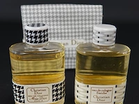2 fles christian dior eau de cologne miss dior - afbeelding 1 van  5