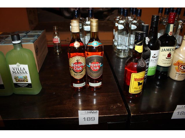 2 flessen havana club rum - afbeelding 1 van  2