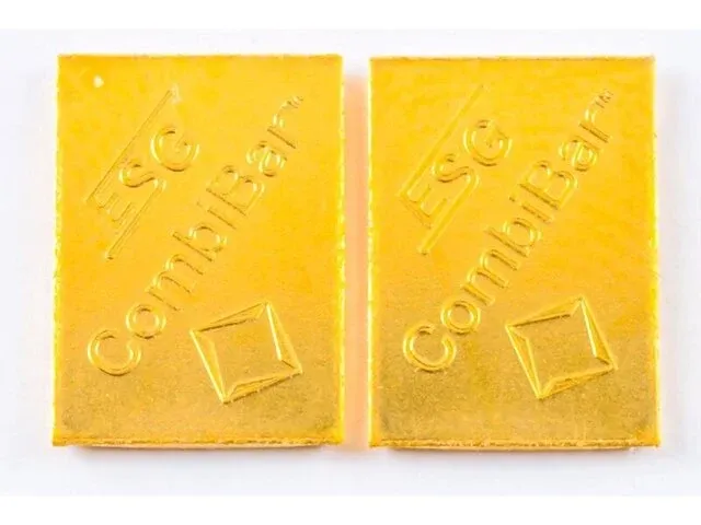 2 gouden baren - afbeelding 2 van  2