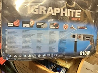 2 graphite klopboormachines810 w+ bitsetje - afbeelding 5 van  5