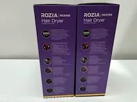 2 haardrogers rozia, hc8160, zwart/rood - afbeelding 2 van  3