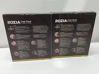 2 haardrogers rozia, hc8160, zwart/rood - afbeelding 3 van  3