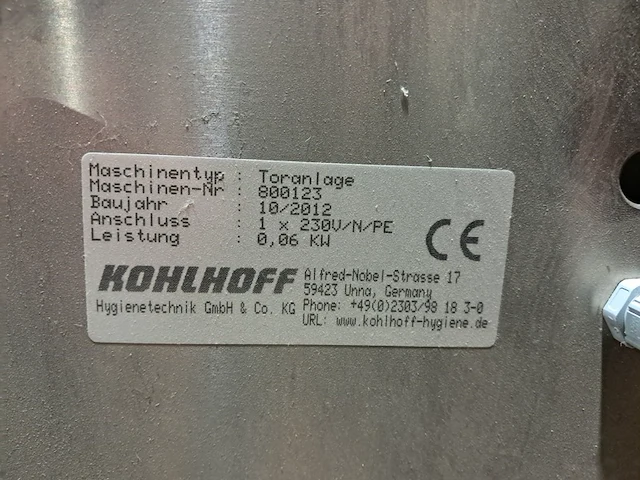 2-hands desinfectieapparaat, kohlhoff, handi-2 compact, 2012 - afbeelding 9 van  17
