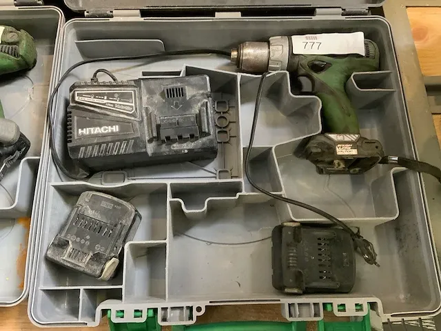 2 hitachi ds 14 dbl 2 boormachines - afbeelding 3 van  3