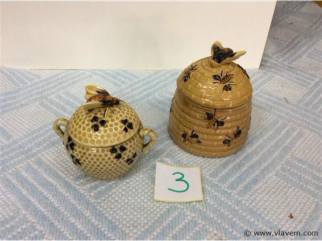 2 honingpotjes - afbeelding 1 van  1