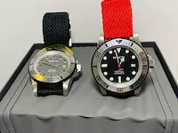 2 horloges - invicta master of the sea limited edition duo set - afbeelding 3 van  14