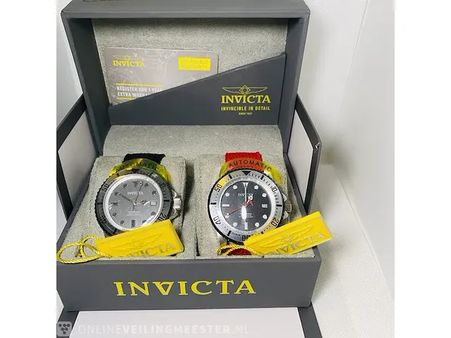 2 horloges - invicta master of the sea limited edition duo set - afbeelding 1 van  14