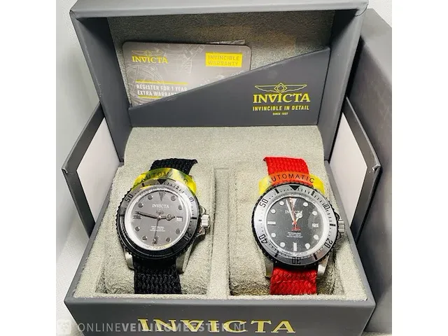 2 horloges - invicta master of the sea limited edition duo set - afbeelding 10 van  14
