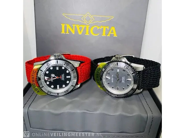 2 horloges - invicta master of the sea limited edition duo set - afbeelding 14 van  14