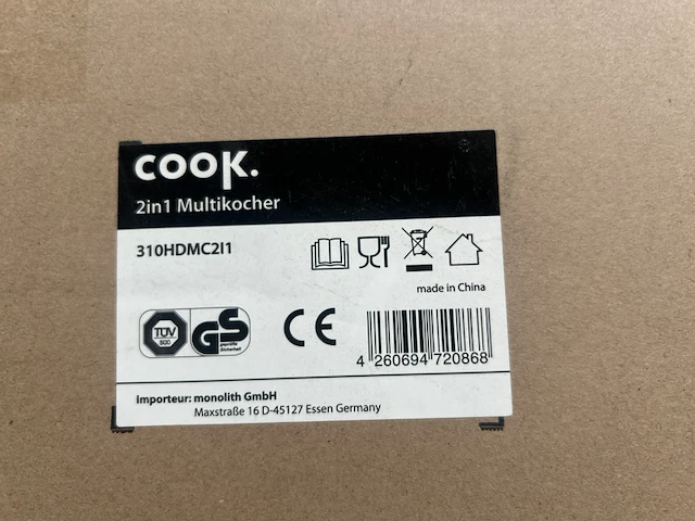 2-in-1 multi kookpan cook. - afbeelding 3 van  3