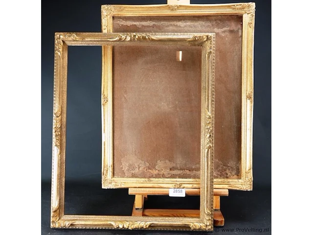 2 klassieke schilderijlijsten binnenmaat 50x40,5cm - afbeelding 2 van  5