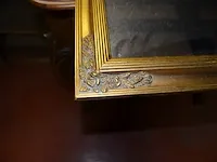 2 koperen lusters, 2 spiegels in vergulde kader - afbeelding 7 van  12