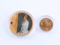 2 munten lady diana en nederland - afbeelding 1 van  7