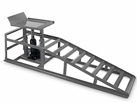 2 oprijplaten in hoogte verstelbaar met ingebouwde hydraulische krik max. 2000kg - afbeelding 3 van  4