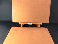 2 oude prenten in passe-partout, achterglas en in houten lijst - afbeelding 5 van  5