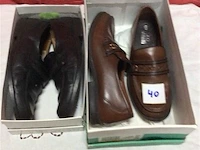 2 paar heren schoenen 44 - afbeelding 1 van  1