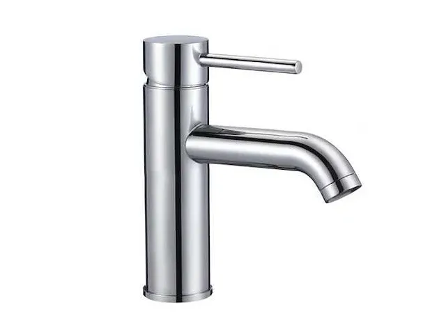 2-persoons badkamermeubel 100 cm hoogglans wit - incl. kranen - afbeelding 4 van  5