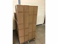 2-persoons badkamermeubel 120 cm licht hout decor - incl. kranen - afbeelding 7 van  11