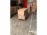2-persoons badkamermeubel 150 cm zwart marmer - incl. kranen - afbeelding 2 van  4