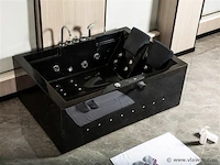 2-persoons massage bad. type kleur zwart. rechtse opstelling. afm.ca. 1700x1200x65 - afbeelding 5 van  10