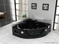 2 persoons whirlpool massagebad - wit - hoekbad - 152x152x62cm - afbeelding 1 van  3