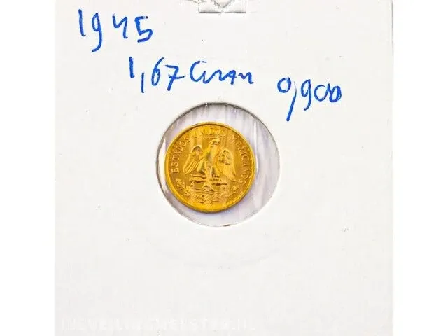 2 pesos mexico 1945 - afbeelding 1 van  2