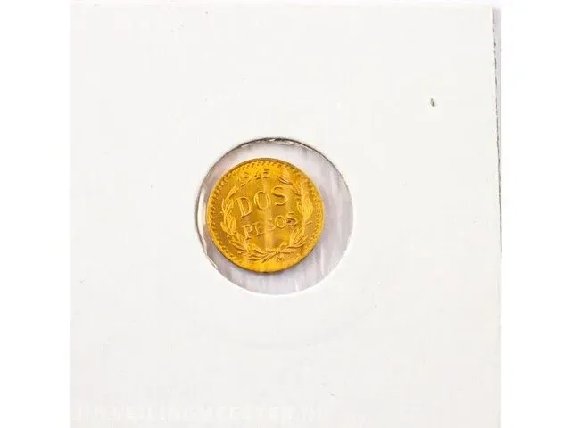 2 pesos mexico 1945 - afbeelding 2 van  2