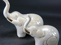 2 porseleinen olifanten - afbeelding 3 van  3