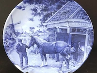 2 porseleinen sierborden - afbeelding 2 van  5