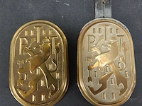 2 ptt postbestellers emblemen uit 30er jaren - afbeelding 1 van  5
