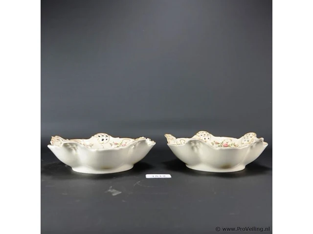 2 rosenthal germany schotels moliere moonrose - afbeelding 3 van  5