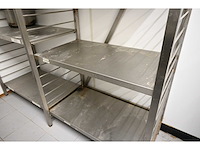 2 secties rvs legbordstelling - afbeelding 4 van  4