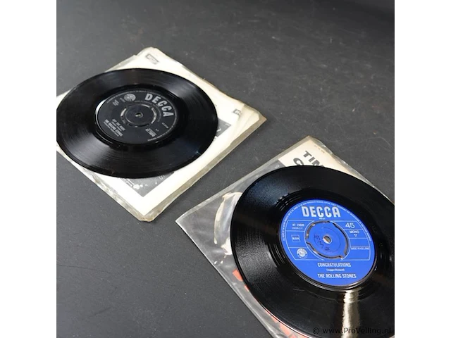 2 singels rolling stones in hoesjes - afbeelding 5 van  5
