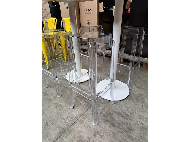 2 statafel met 4x design kruk - afbeelding 3 van  8