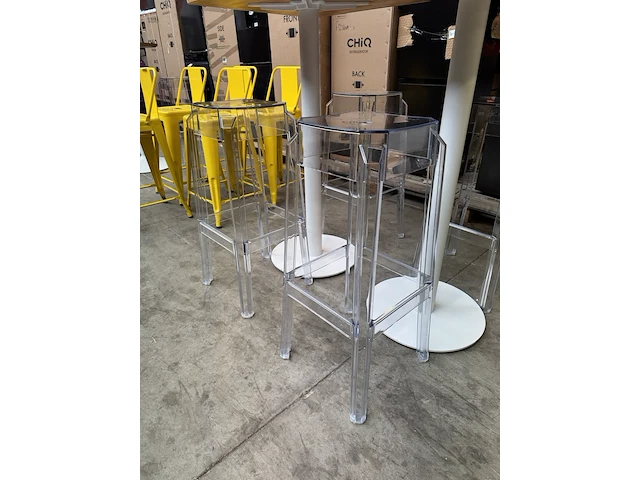 2 statafel met 4x design kruk - afbeelding 4 van  8