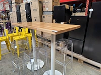 2 statafel met 4x design kruk - afbeelding 6 van  8