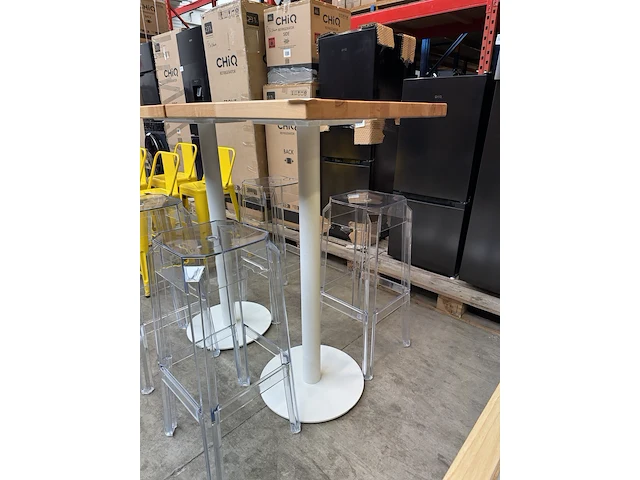 2 statafel met 4x design kruk - afbeelding 7 van  8