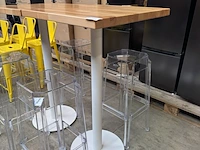 2 statafel met 4x design kruk - afbeelding 8 van  8