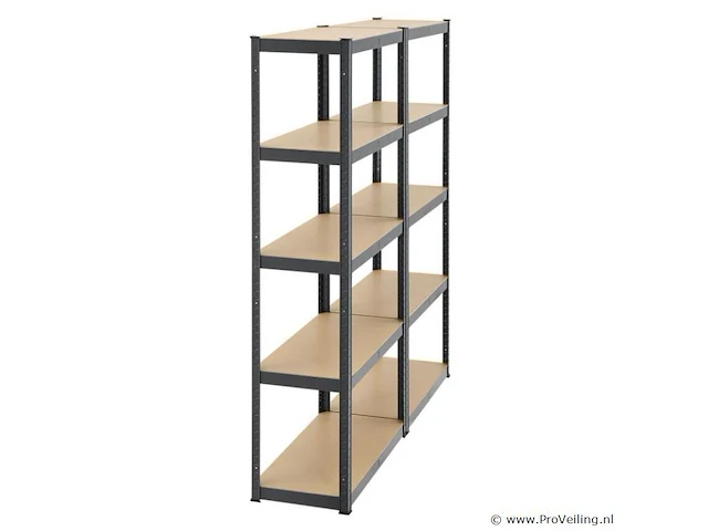 2 stellingkast / opslagrek basic 180 x 90 x 40 cm - afbeelding 6 van  20