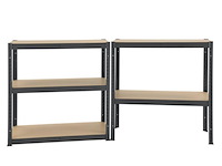 2 stellingkast / opslagrek basic 180 x 90 x 40 cm - afbeelding 10 van  20