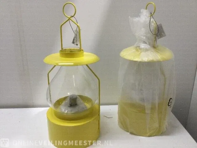 2 stevige olielampen geel - afbeelding 2 van  2